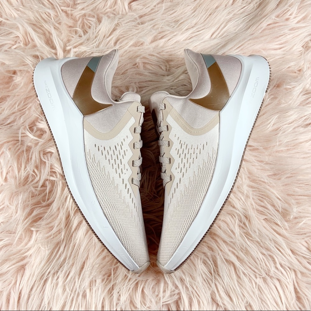 New Nike Women’s Air Zoom Winflo 6 Rose Gold - Picture 4 of 7